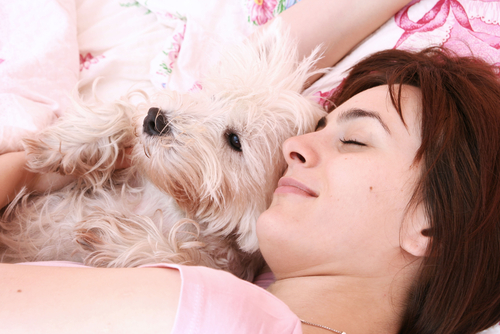 Dormire con un animale domestico: è corretto?