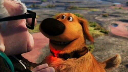 Il famoso cane Dug del cartone animato "Up" diventa reale