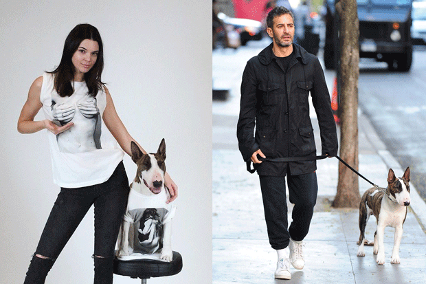 modella e Marc Jacobs con Neville