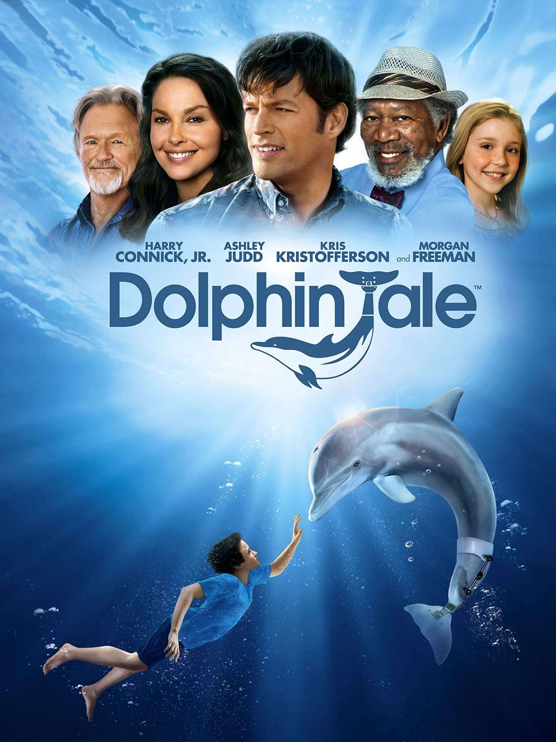 la locandina del film dedicato al delfino winter