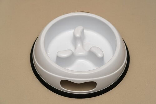 una ciotola con separatore