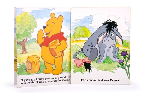 Disegni raffiguranti winnie the pooh e l'asinello Ih-Oh