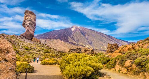 Vista del vulcano Teide a Tenerife