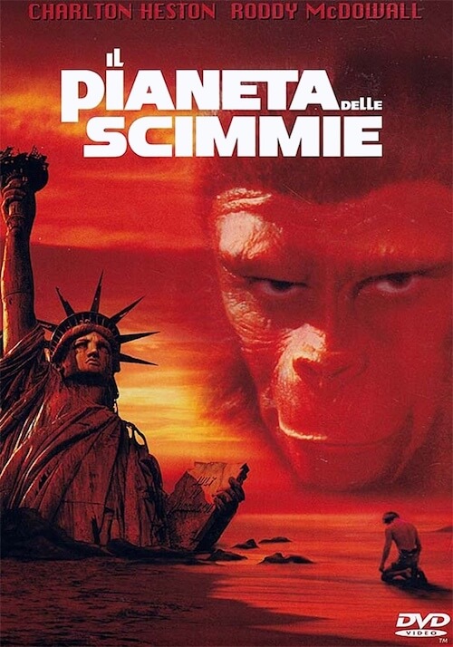 Locandina del film il pianeta delle scimmie.